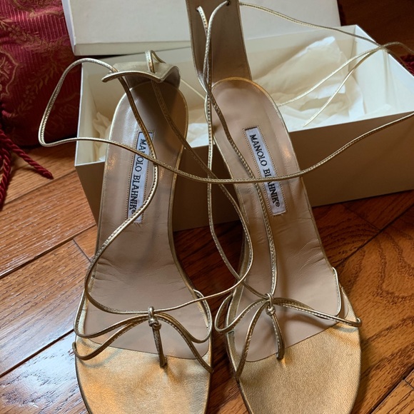 Classic Manolo Blahnik Sernesi Strappy Sandal - Picture 5 of 12